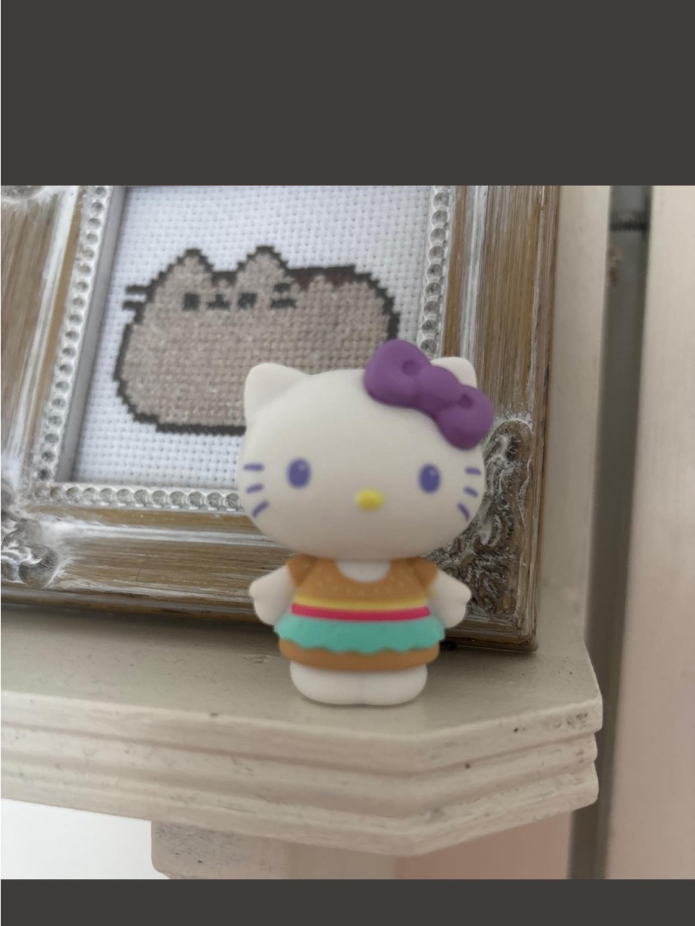 White and Purple Kitty Dress-Up Figure - Kids Toy